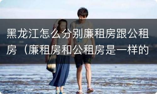 黑龙江怎么分别廉租房跟公租房（廉租房和公租房是一样的吗）