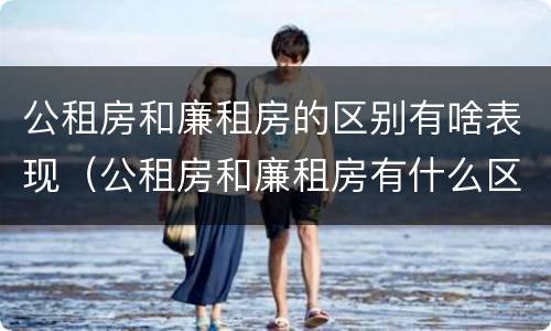 公租房和廉租房的区别有啥表现（公租房和廉租房有什么区别呢）