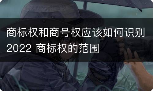 商标权和商号权应该如何识别2022 商标权的范围