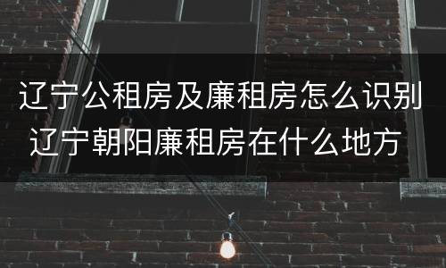 辽宁公租房及廉租房怎么识别 辽宁朝阳廉租房在什么地方
