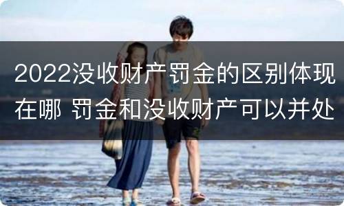 2022没收财产罚金的区别体现在哪 罚金和没收财产可以并处吗