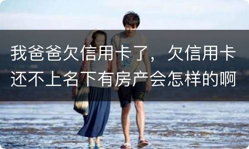 我爸爸欠信用卡了，欠信用卡还不上名下有房产会怎样的啊