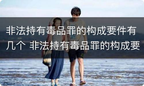 非法持有毒品罪的构成要件有几个 非法持有毒品罪的构成要件有几个条件