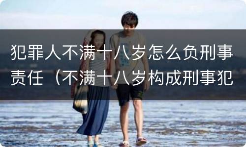 犯罪人不满十八岁怎么负刑事责任（不满十八岁构成刑事犯罪吗）