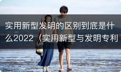 实用新型发明的区别到底是什么2022（实用新型与发明专利的区别有哪些）
