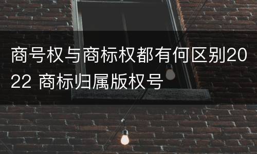 商号权与商标权都有何区别2022 商标归属版权号