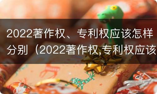 2022著作权、专利权应该怎样分别（2022著作权,专利权应该怎样分别保护）