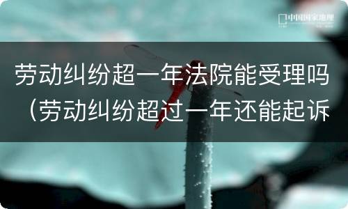 劳动纠纷超一年法院能受理吗（劳动纠纷超过一年还能起诉吗）
