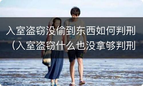入室盗窃没偷到东西如何判刑（入室盗窃什么也没拿够判刑吗?）
