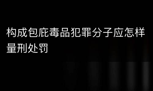构成包庇毒品犯罪分子应怎样量刑处罚