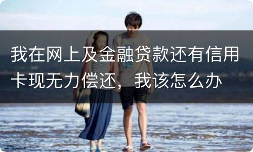 我在网上及金融贷款还有信用卡现无力偿还，我该怎么办