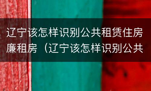 辽宁该怎样识别公共租赁住房廉租房（辽宁该怎样识别公共租赁住房廉租房信息）