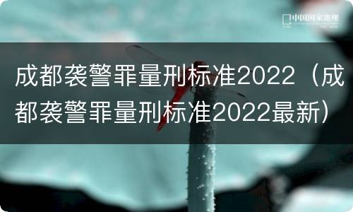 成都袭警罪量刑标准2022（成都袭警罪量刑标准2022最新）