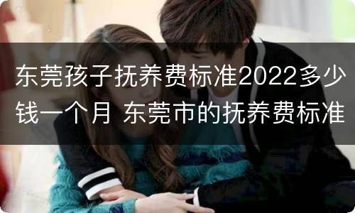 东莞孩子抚养费标准2022多少钱一个月 东莞市的抚养费标准