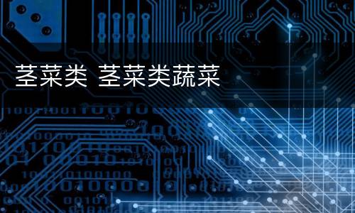 茎菜类 茎菜类蔬菜