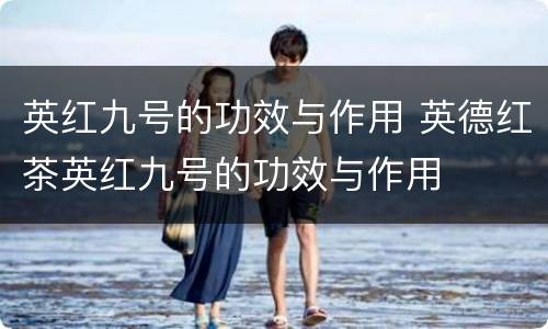 英红九号的功效与作用 英德红茶英红九号的功效与作用
