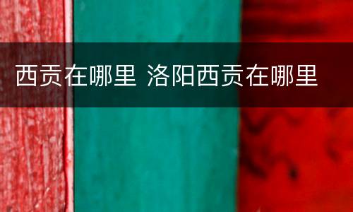 西贡在哪里 洛阳西贡在哪里