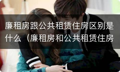 廉租房跟公共租赁住房区别是什么（廉租房和公共租赁住房有什么区别）