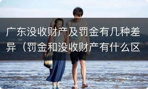 广东没收财产及罚金有几种差异（罚金和没收财产有什么区别）