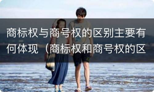 商标权与商号权的区别主要有何体现（商标权和商号权的区别）