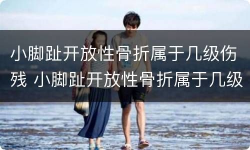 小脚趾开放性骨折属于几级伤残 小脚趾开放性骨折属于几级伤残啊