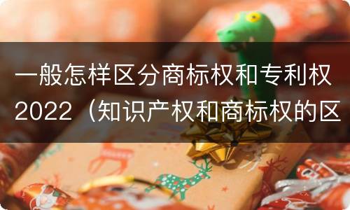 一般怎样区分商标权和专利权2022（知识产权和商标权的区别）