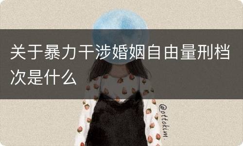关于暴力干涉婚姻自由量刑档次是什么