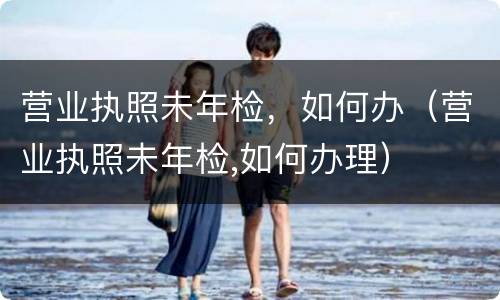 营业执照未年检，如何办（营业执照未年检,如何办理）