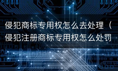 侵犯商标专用权怎么去处理（侵犯注册商标专用权怎么处罚）