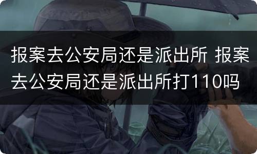 报案去公安局还是派出所 报案去公安局还是派出所打110吗