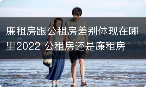 廉租房跟公租房差别体现在哪里2022 公租房还是廉租房