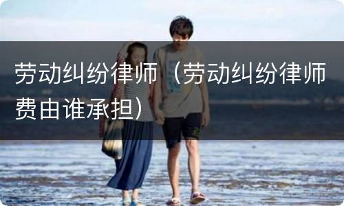 劳动纠纷律师（劳动纠纷律师费由谁承担）