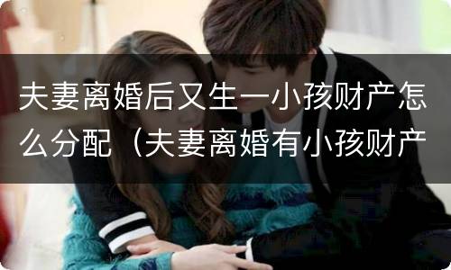 夫妻离婚后又生一小孩财产怎么分配（夫妻离婚有小孩财产怎么分配）