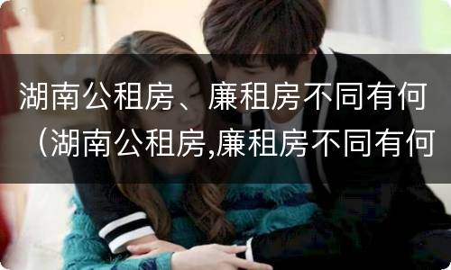 湖南公租房、廉租房不同有何（湖南公租房,廉租房不同有何区别）