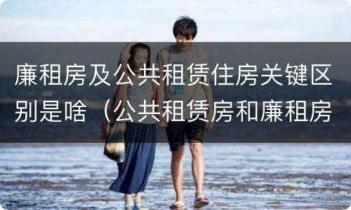 廉租房及公共租赁住房关键区别是啥（公共租赁房和廉租房）