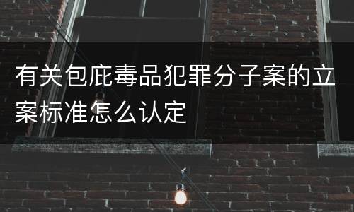 有关包庇毒品犯罪分子案的立案标准怎么认定