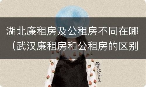 湖北廉租房及公租房不同在哪（武汉廉租房和公租房的区别）