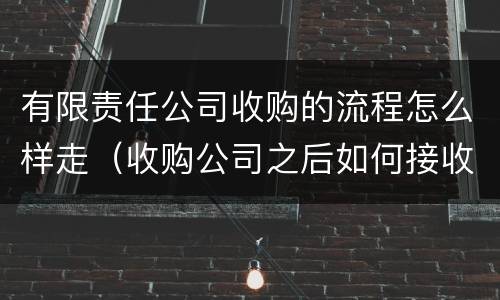 有限责任公司收购的流程怎么样走（收购公司之后如何接收公司）
